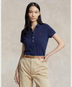 POLO RALPH LAUREN スリム フィット ストレッチ ポロシャツ ラルフローレン トップス ポロシャツ ネイビー【送料無料】