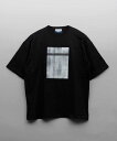 MAISON SPECIAL Abstract Hand-Printed Oversized Crew Neck T-shirt メゾンスペシャル トップス カットソー・Tシャツ ブラック ホワイト