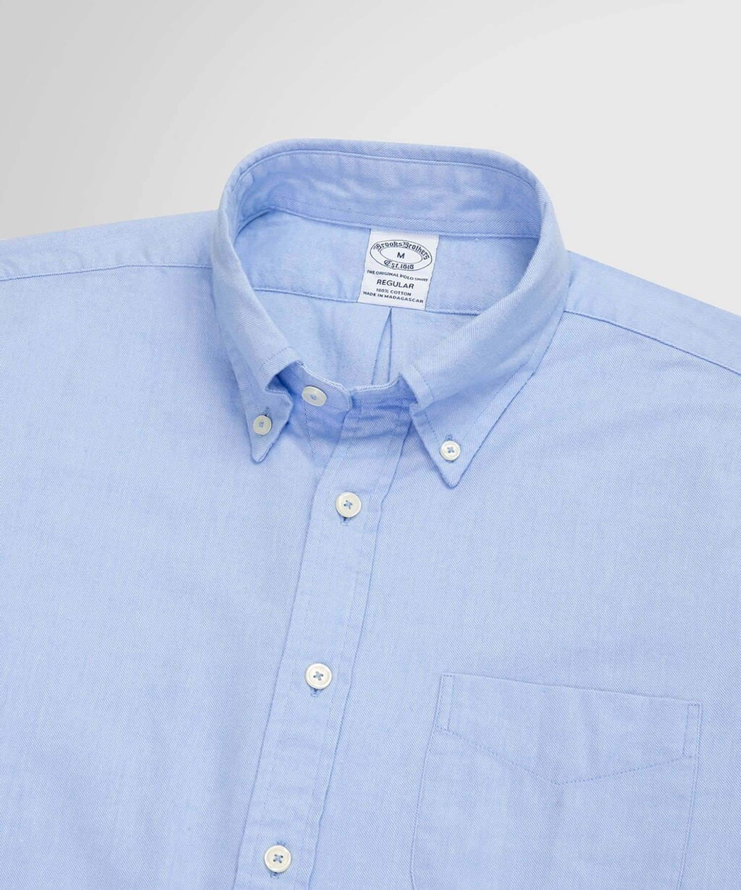 BROOKS BROTHERS コットン フランネル カジュアルシャツ Regular Fit ブルックス ブラザーズ トップス シャツ・ブラウス ブルー【送料無料】
