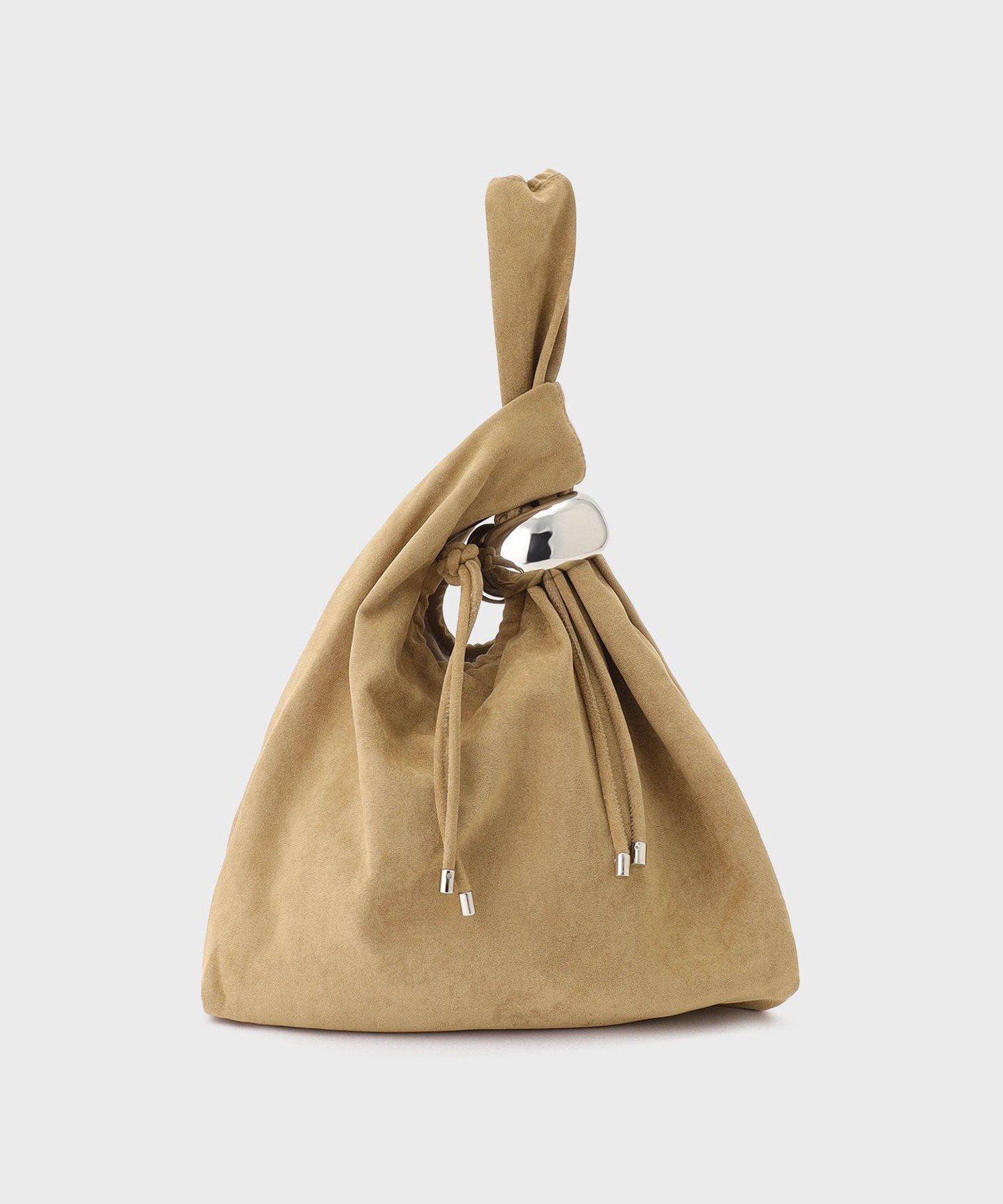 GRACE CONTINENTAL マルシェスエードバッグ グレースコンチネンタル バッグ ハンドバッグ ブラウン ベージュ【送料無料】のサムネイル