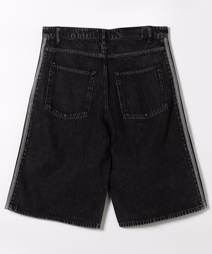 FIREBIRD ADICOLOR DENIM SHORTS フリークスストア パンツ その他のパンツ ブラック ブルー