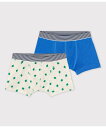 【SALE/28%OFF】PETIT BATEAU プリントトランクス2枚組 プチバトー インナー・ルームウェア ボクサーパンツ・トランクス