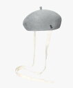 【SALE/50%OFF】arth arth Fur Felt Beret オーバーライド 帽子 ハンチング・ベレー帽 ベージュ ブラック グレー【送料無料】