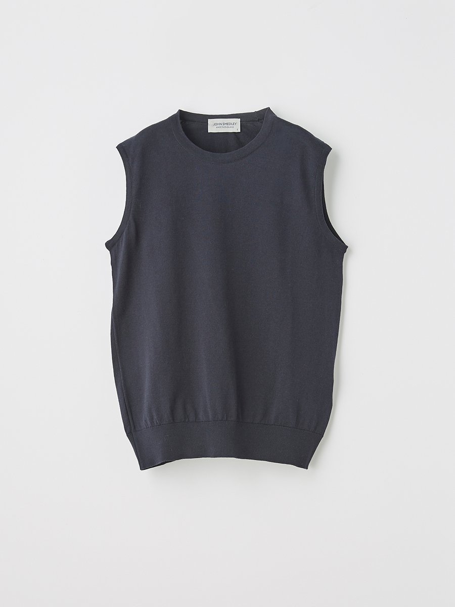 JOHN SMEDLEY Round neck Sleeveless Top  KERRY  30G MODERN FIT 󥹥ɥ졼 ȥåץ ˥å ͥӡ̵