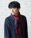 【SALE/10%OFF】ikka 【抗菌防臭】ラッセルバイカラーマフラー イッカ ファッション雑貨 マフラー・ストール・ネックウォーマー ネイビー ブラック ...