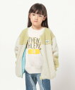 【SALE／20%OFF】BAYFLOW [表裏使える!フードなしで安心♪]リバーシブルボアジャケット(KIDS) ベイフロー ジャケット・アウター ノーカラージャケット ホワイト ベージュ