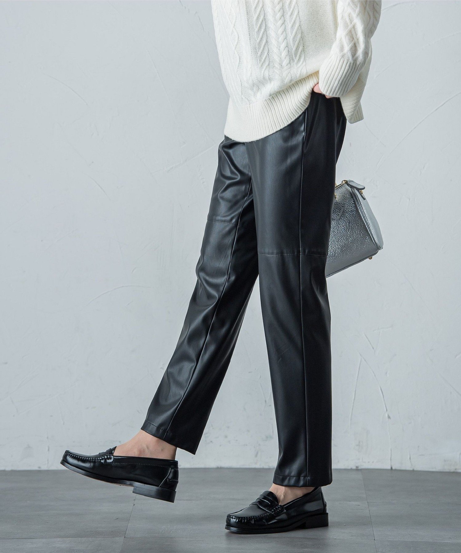 【SALE／50%OFF】LAUTREAMONT 【カタログ掲載】2WAY合皮パンツ ロートレアモン パンツ その他のパンツ ..