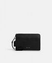 【SALE/62%OFF】COACH OUTLET 【公式】ジップ ポーチ コーチ アウトレット 財布・ポーチ・ケース その他の財布・ポーチ・ケース ブラック【...