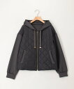 【SALE/10%OFF】MICO COULIER ZIPフリルパーカー ノーリーズ ジャケット・アウター ブルゾン・ジャンパー グレー ネイビー ブラウン【送...