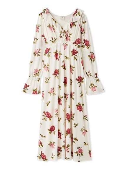 gelato pique ヴィンテージローズ柄ワンピース ジェラートピケ インナー・ルームウェア その他のインナ..