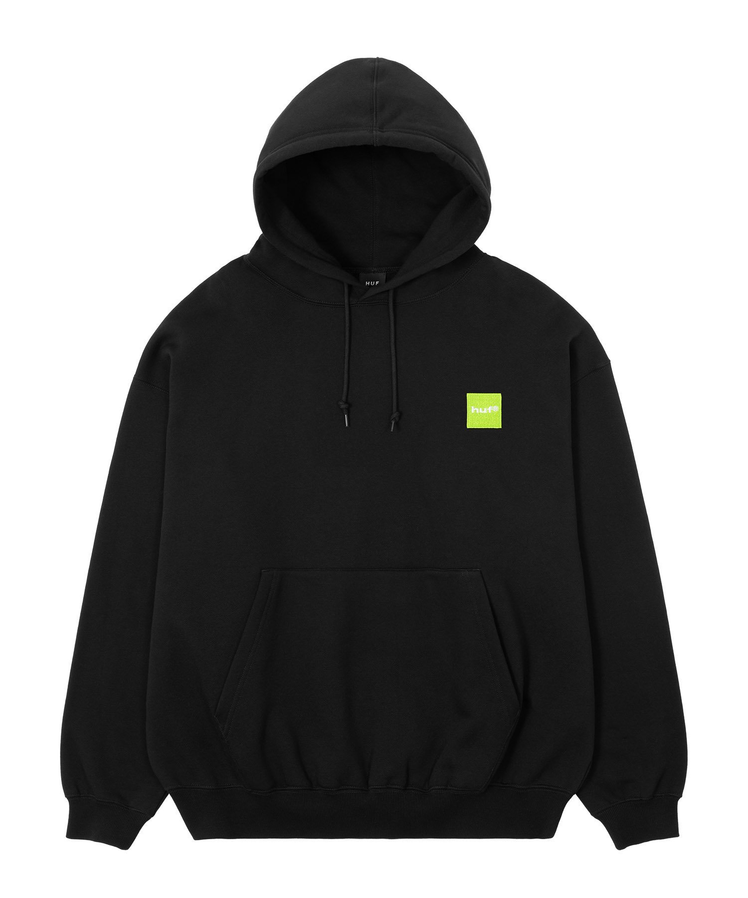HUF BOX LOGO EMB HOODIE / HUF ハフ パーカー ハフ トップス パーカー・フーディー グリーン ブラック【送料無料】