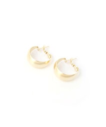 MIELI INVARIANT Mat Citrus Hoop Pierce ミエリ インヴァリアント アクセサリー・腕時計 ピアス ゴールド シルバー