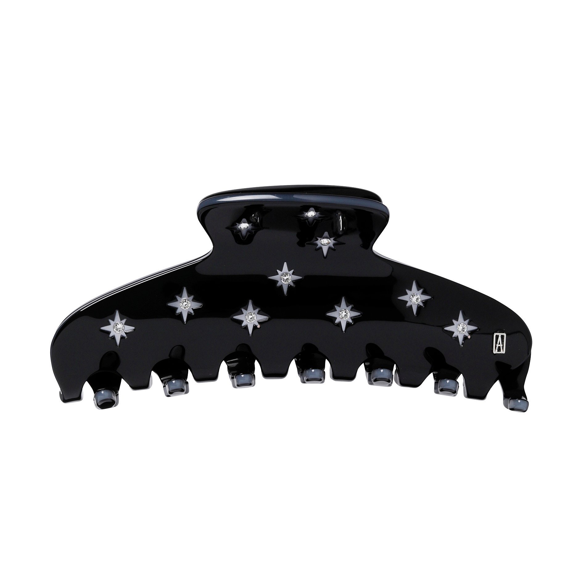 ALEXANDRE DE PARIS L クリップ アレクサンドル ドゥ パリ ヘアアクセサリー バレッタ・ヘアクリップ・ヘアピン ブラック【送料無料】のサムネイル