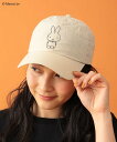 【SALE/30%OFF】Green Parks miffy/ナイロン刺繍キャップ グリーンパークス 帽子 ハット カーキグリーン ベージュ