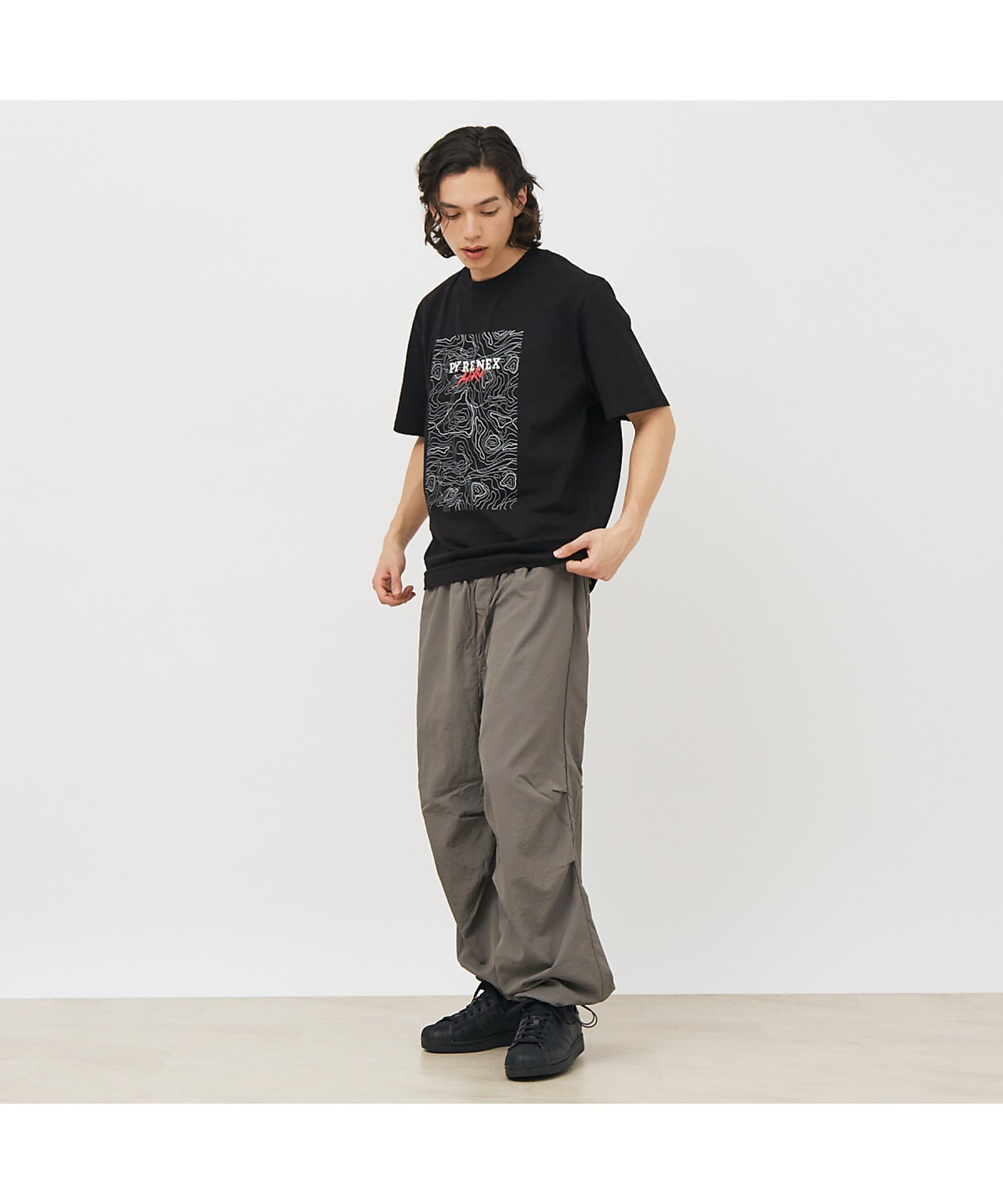 ABAHOUSE LASTWORD 【PYRENEX / ピレネックス】PYRENEX HUX022 PIKE/Tシ アバハウス トップス カットソー・Tシャツ ブラック ホワイト【送料無料】