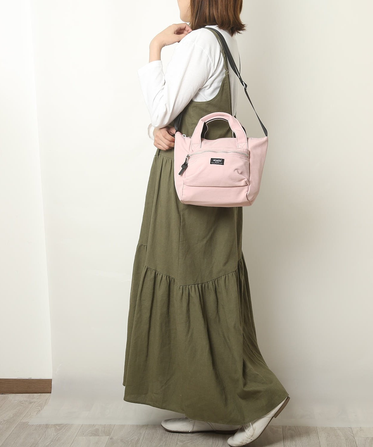 anello anello サイクル 2WAYトート ローラ バッグ トートバッグ ブラック【送料無料】