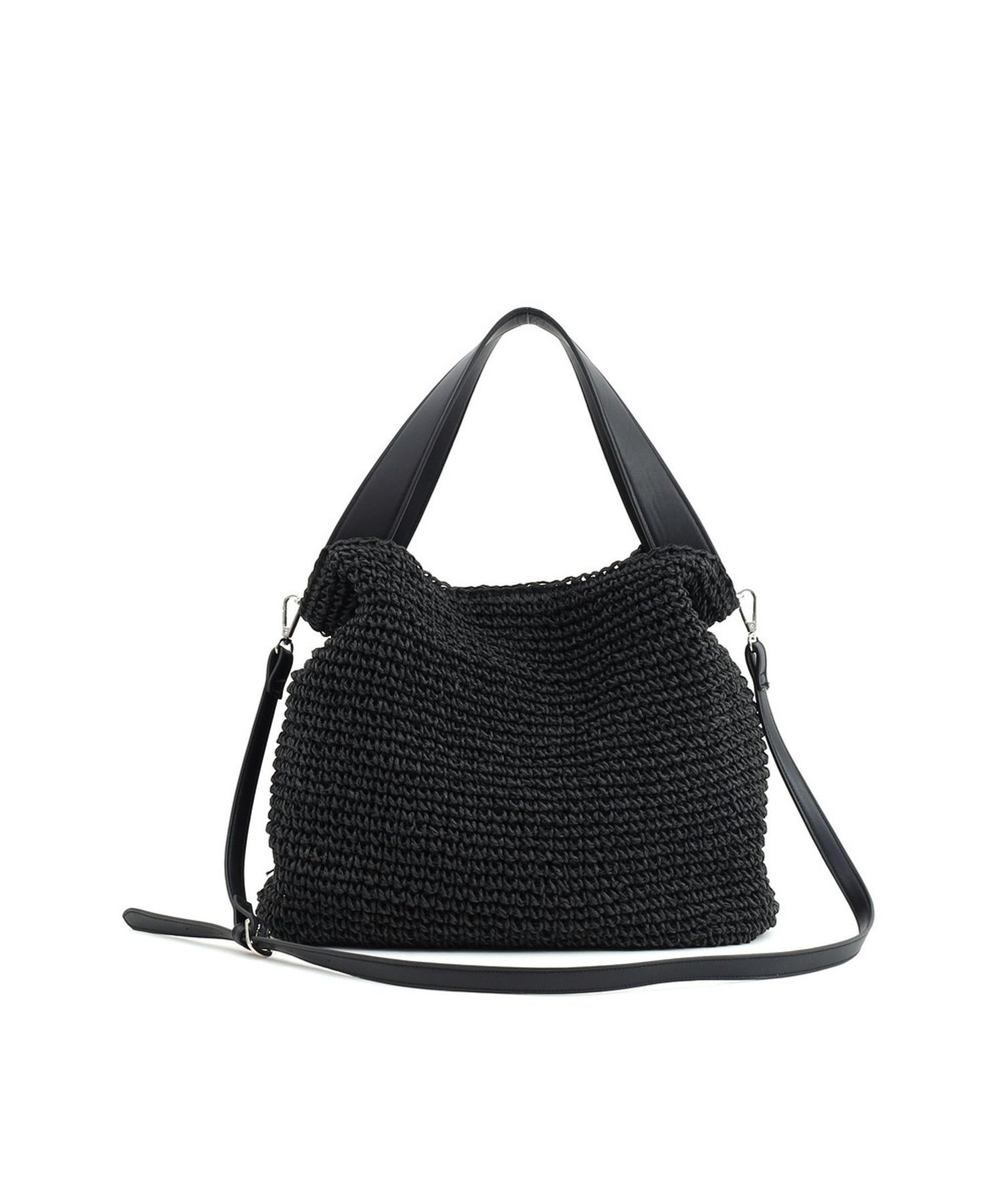 BACKYARD FAMILY cooco ペーパー2WAYカゴバッグ ローラ バッグ ショルダーバッグ ...