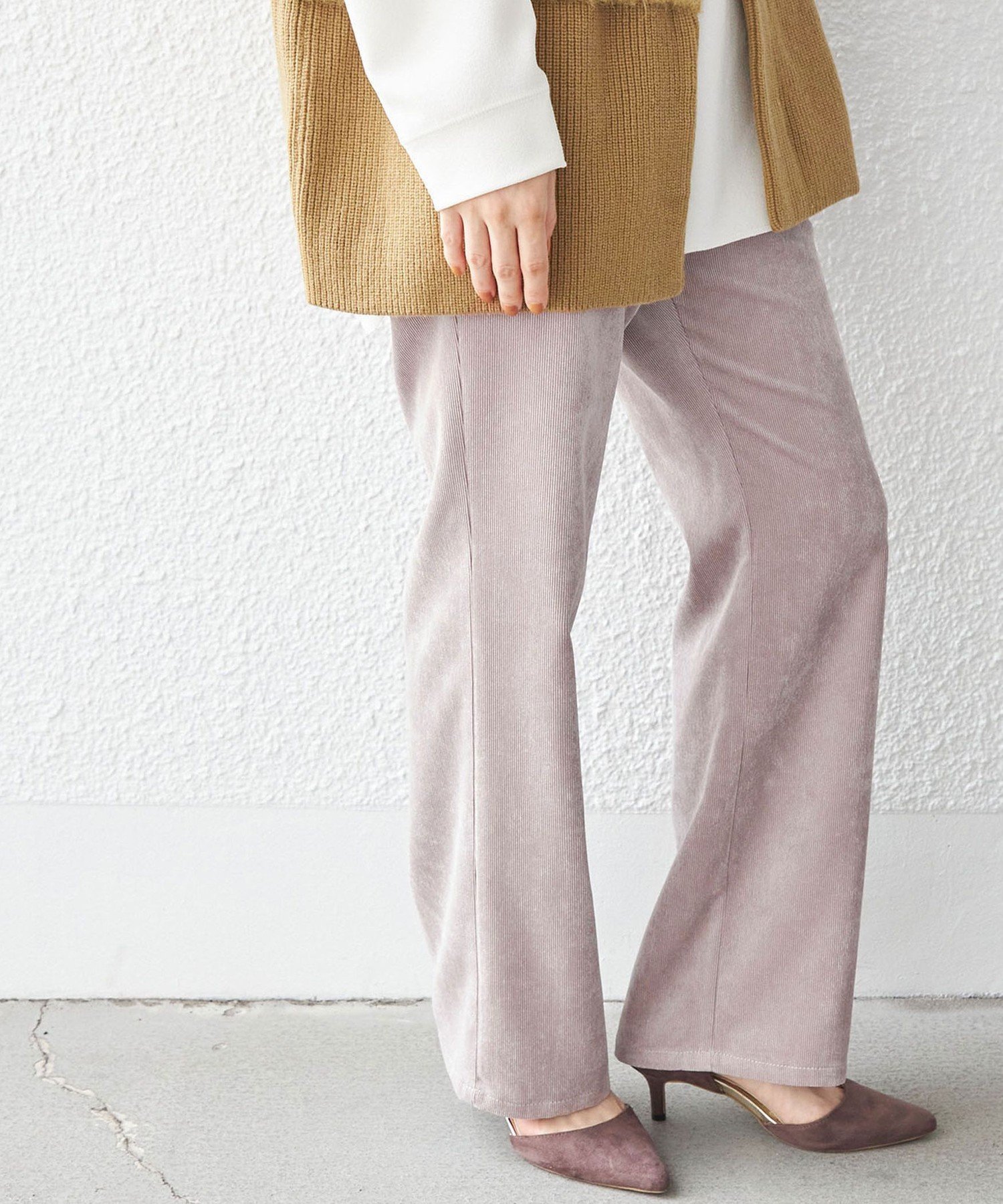 【SALE／60%OFF】SHIPS WOMEN ＜手洗い可能＞ストレッチ混 細 コーデュロイ スリム パンツ ◇ シップス パンツ その他のパンツ ホワイト ブルー グレー【送料無料】