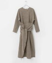 【SALE／50 OFF】URBAN RESEARCH DOORS ARCHI WOOL TWILL DRESS アーバンリサーチドアーズ ワンピース ドレス ワンピース ベージュ ネイビー【送料無料】