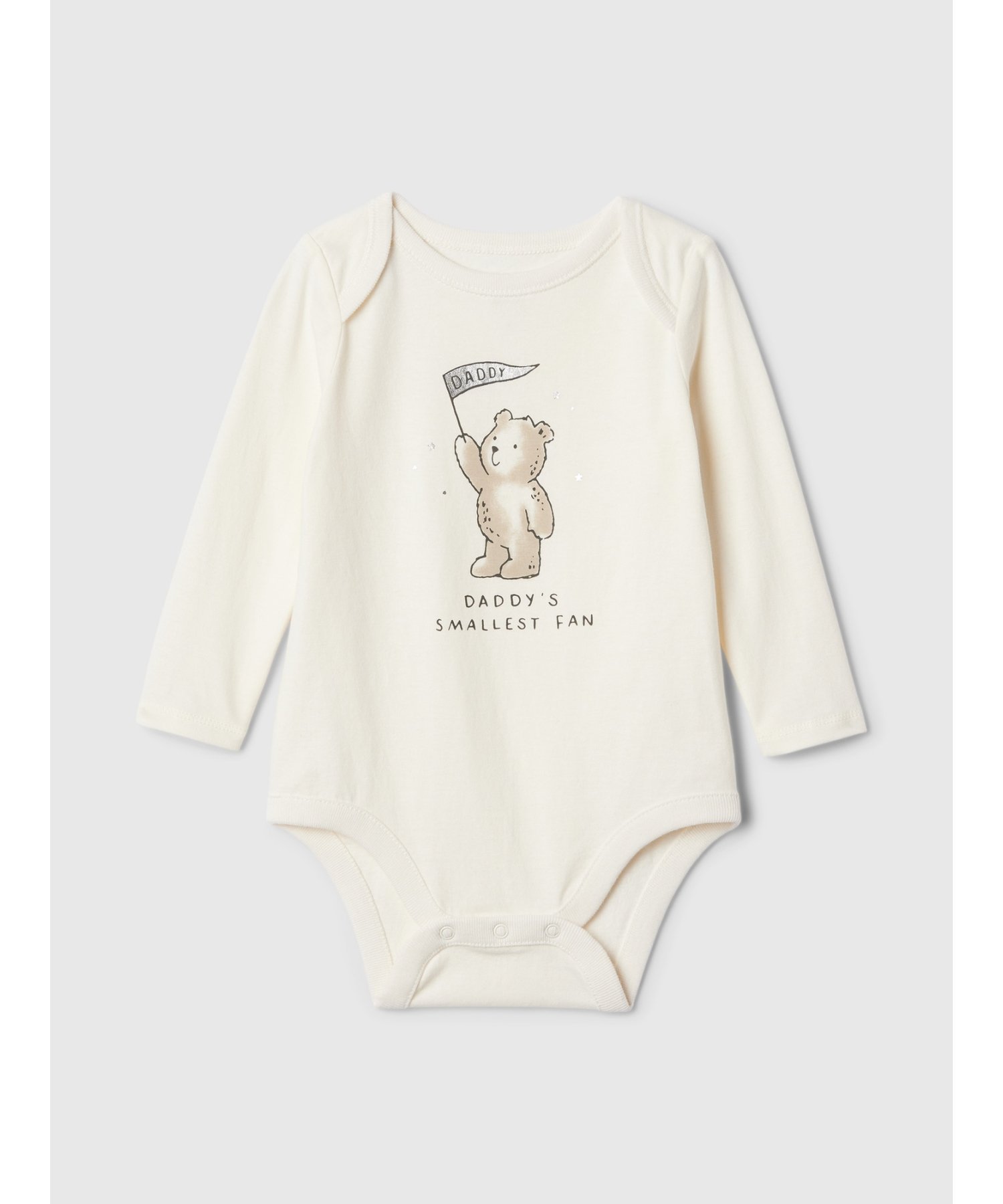 GAP (K)はじめてのお気に入り オーガニックコットン100% ギャップ マタニティウェア・ベビー用品 ロンパース・カバーオール ベージュのサムネイル