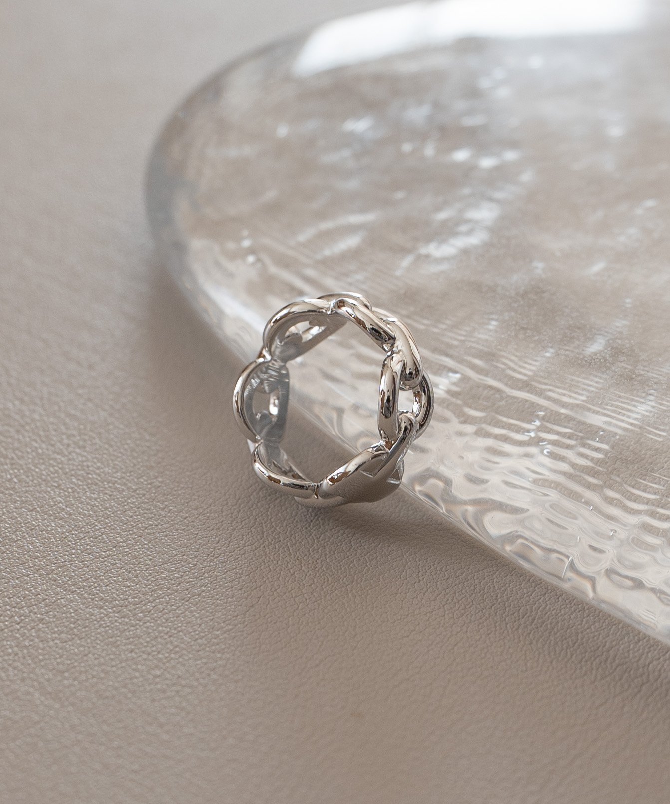 SENTI CHAIN RING チェーンモチーフリング (シルバー925) コンポジット アクセサリー・腕時計 リング・指輪 シルバー