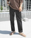 【SALE/60%OFF】URBAN RESEARCH ITEMS 『セットアップ対応』マシンウォッシャブルピケテーパードパンツ アーバンリサーチアイテムズ パンツ その他のパンツ ブラック ネイビー