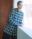 NewAnce NewAnce/Band Coller Check Shirts -New Ombre Check- セットアップセブン トップス シャツ・ブラ...