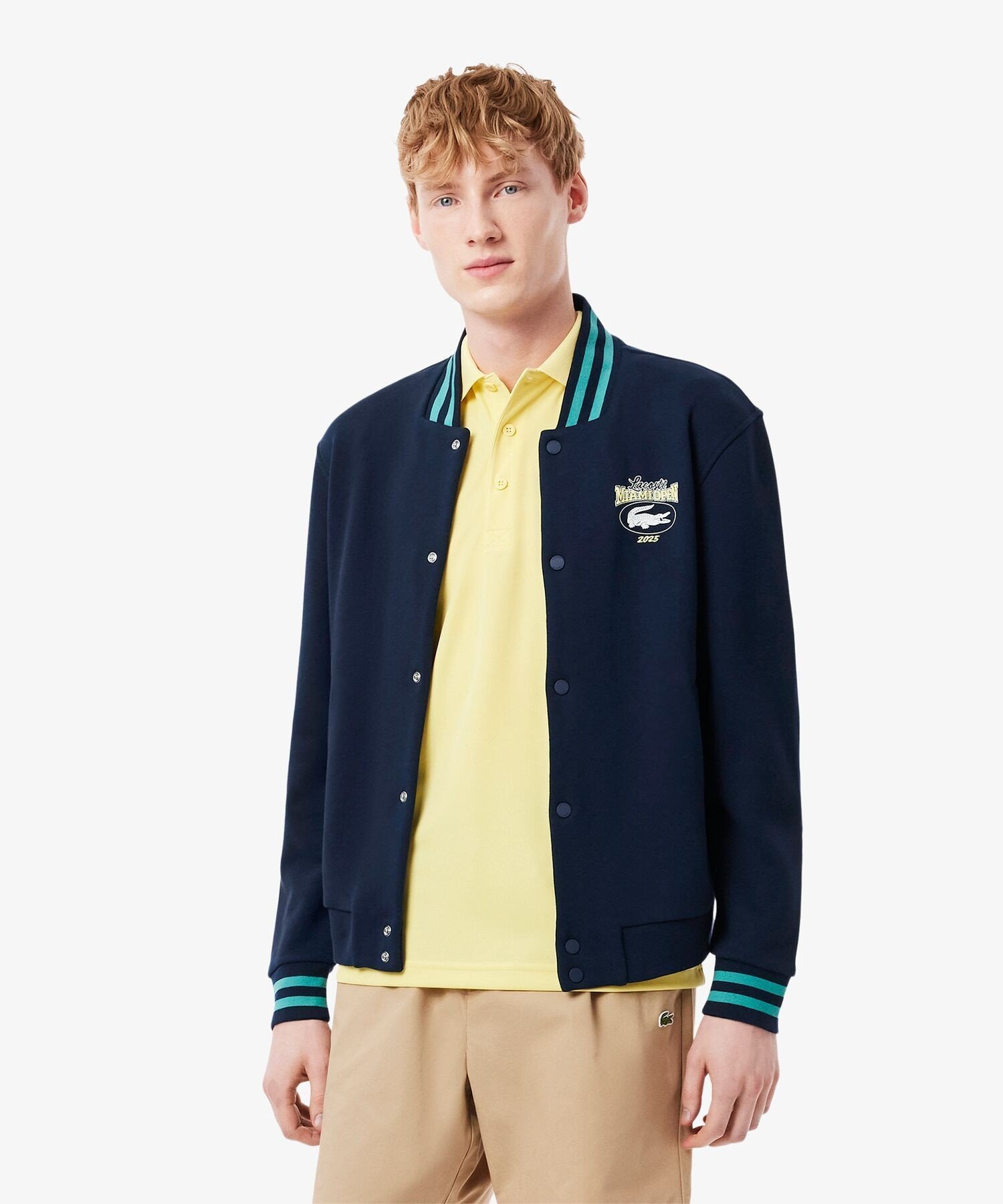 【SALE／40%OFF】LACOSTE 2025マイアミオープンスウェットジャケット ラコステ ジャケット・アウター ブルゾン・ジャンパー ネイビー【送料無料】