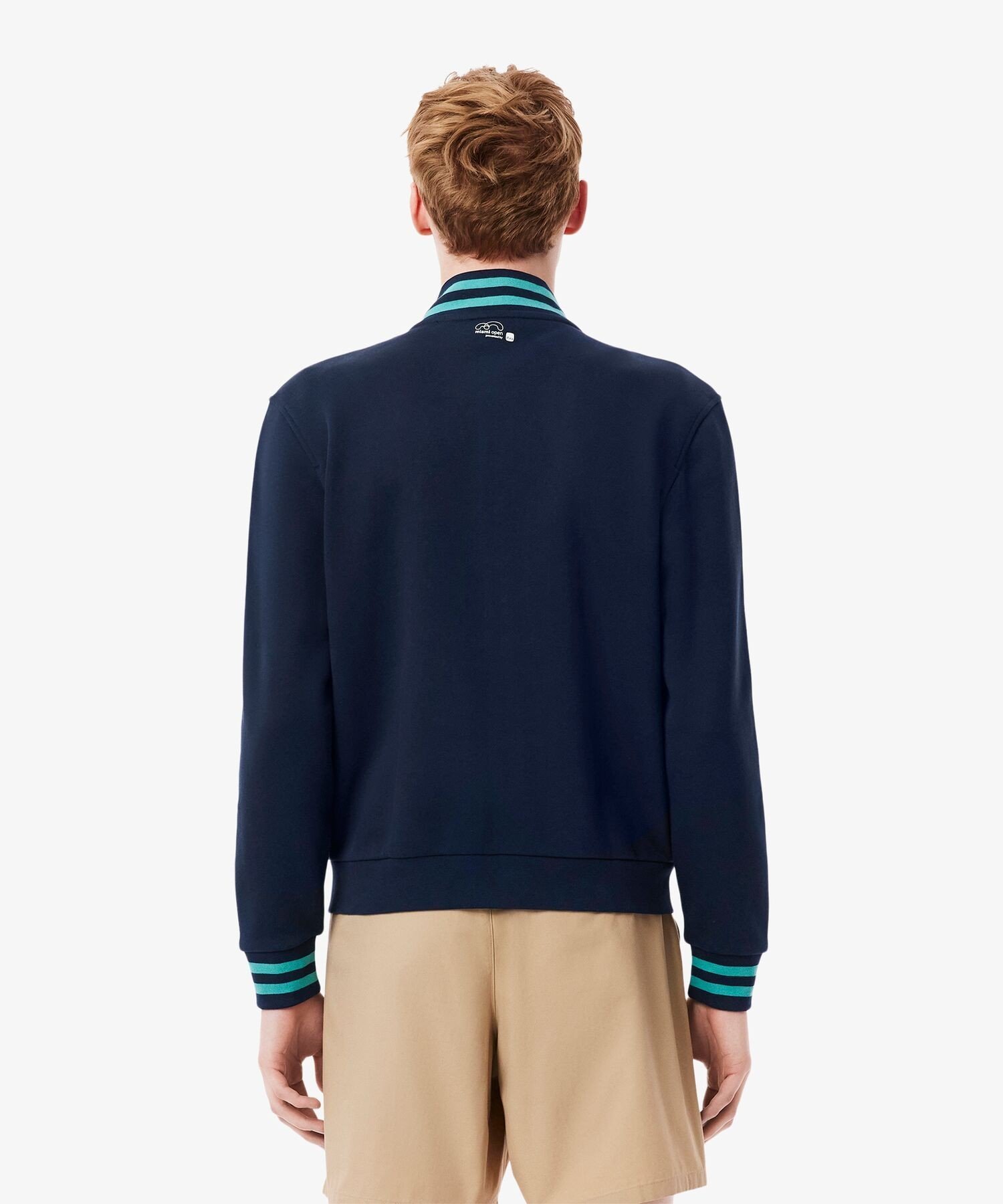 【SALE／40%OFF】LACOSTE 2025マイアミオープンスウェットジャケット ラコステ ジャケット・アウター ブルゾン・ジャンパー ネイビー【送料無料】