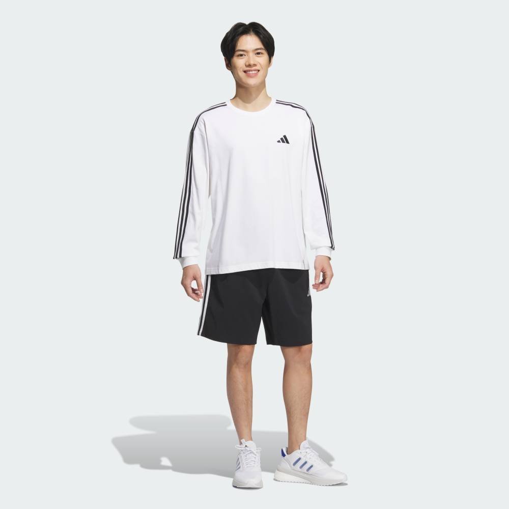 【SALE／20%OFF】adidas 【公式】アディダス adidas エッセンシャルズ プラス ルーズフィット スリーストライプス 長袖Tシャツ アディダス トップス カットソー・Tシャツ ホワイト