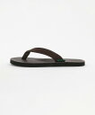 【SALE/50%OFF】UNITED ARROWS <hALON>トングサンダル ユナイテッドアローズ シューズ・靴 サンダル ブラウン ブラック【送料無料】