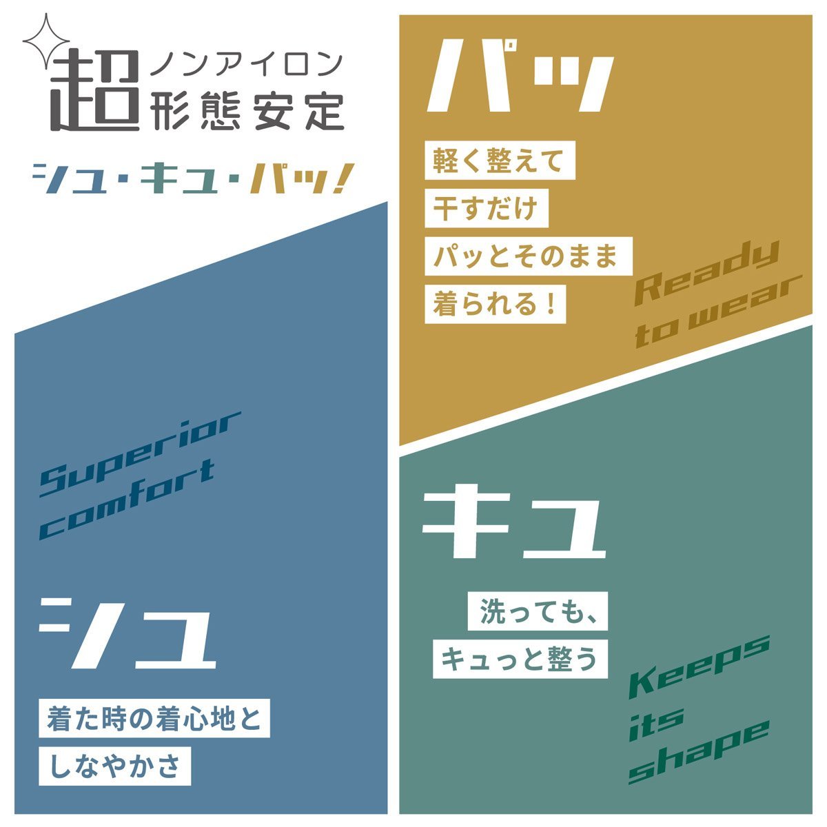 【超形態安定】【接触冷感】 ボタンダウン 半袖 形態安定 綿100% ワイシャツ BM01K303AA46B4V-60 トーキョーシャツ スーツ・フォーマル Yシャツ・カッターシャツ イエロー