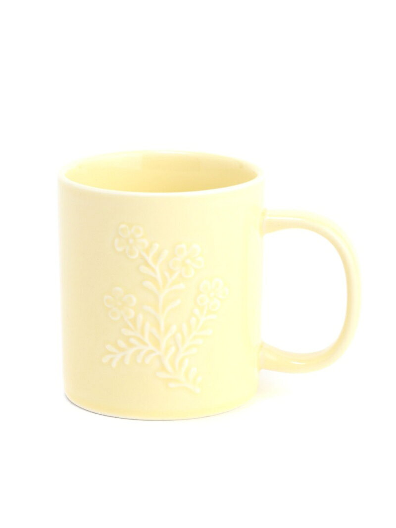 【SALE／50%OFF】studio CLIP カラーフラワーエンボスマグ スタディオクリップ 食器・調理器具・キッチン用品 その他の食器・調理器具・キッチン用品 イエロー グレー ピンクのサムネイル