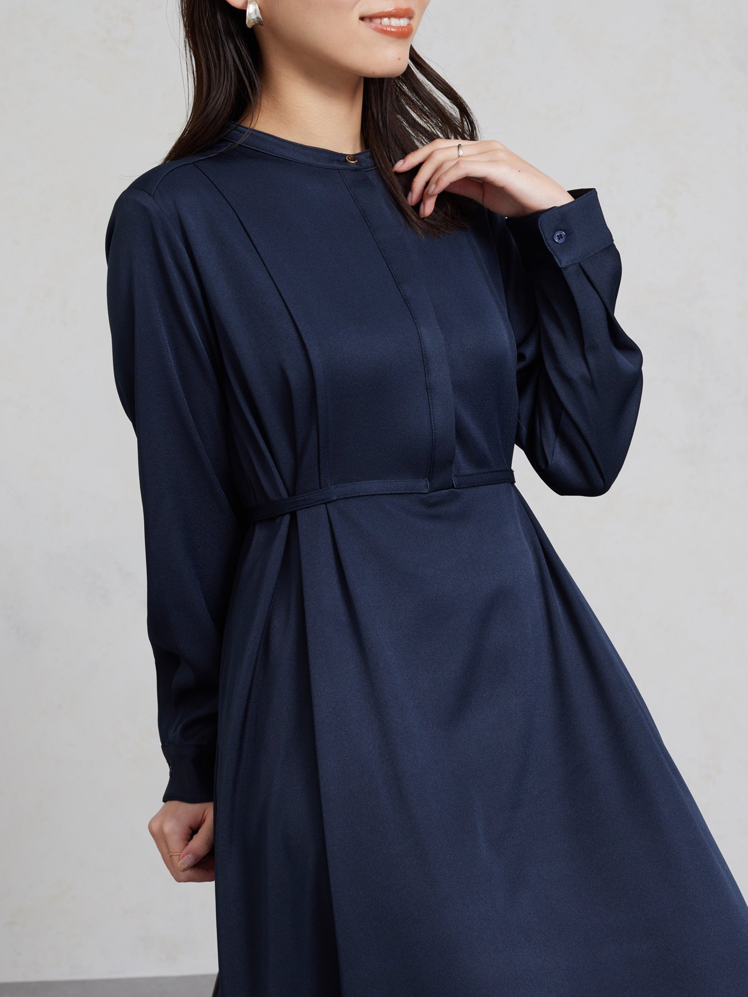 【SALE／50%OFF】Chez toi 【セレモニー対応可】2WAYリボンワンピース シェトワ ワンピース・ドレス その他のワンピース・ドレス ネイビー ホワイト ピンク