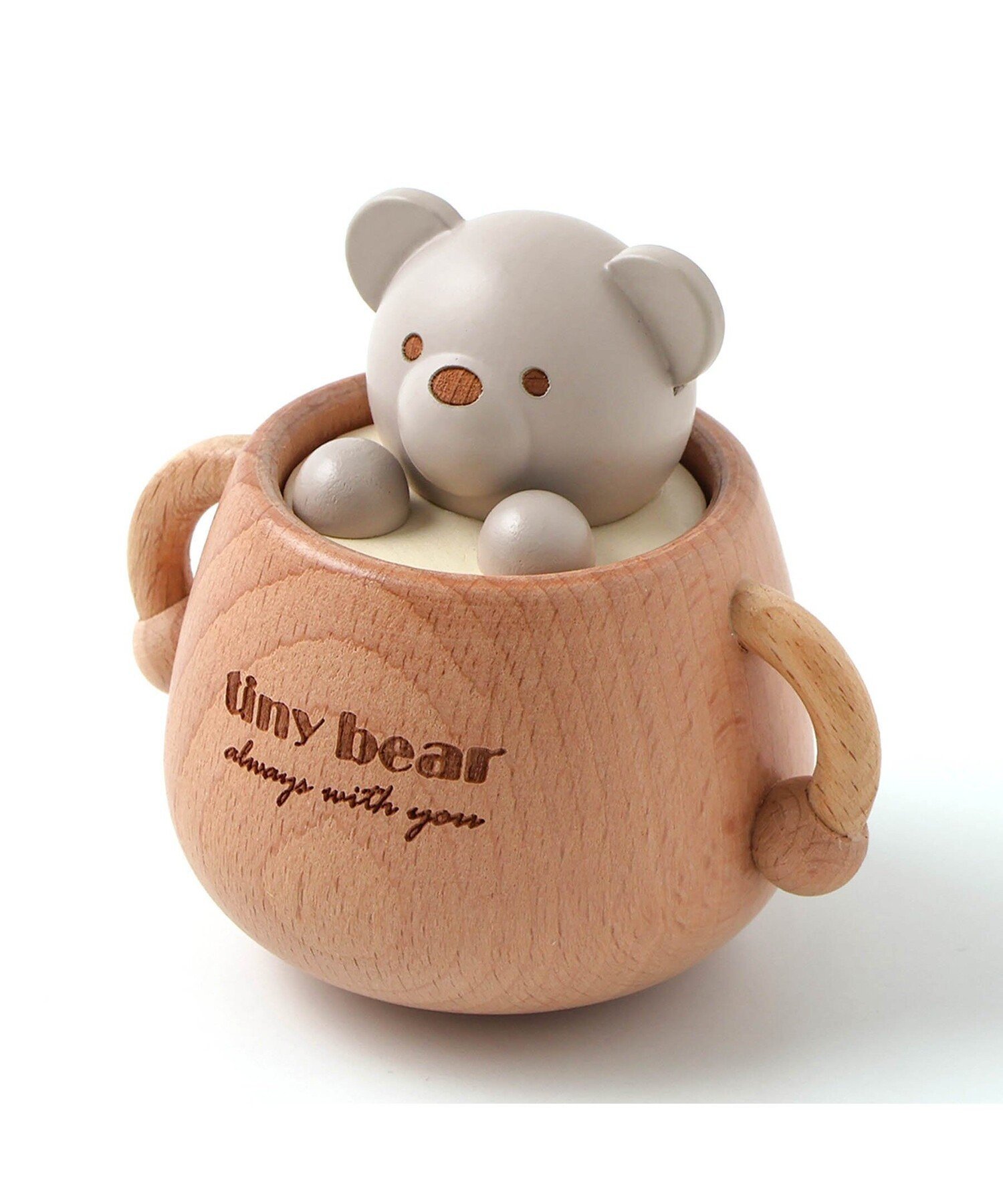 apres les cours tiny bear 木製ゆらゆらおもちゃ エフオーオンラインストア マタニティウェア・ベビー用品 その他のベビーグッズ ベージュ 2