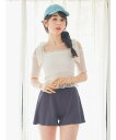 【SALE/17%OFF】Resort Island シャーリング×オフショル水着 スイムウェア 3点セット リゾートアイランド 水着・スイムグッズ 水着 ホワ...