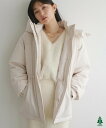 【SALE/10%OFF】natural couture 【WOODS × natural couture】ミドル丈ダウン ナチュラルクチュール ジャケット・アウター その他のジャケット・アウター ホワイト ブラウン ブラック【送料無料】
