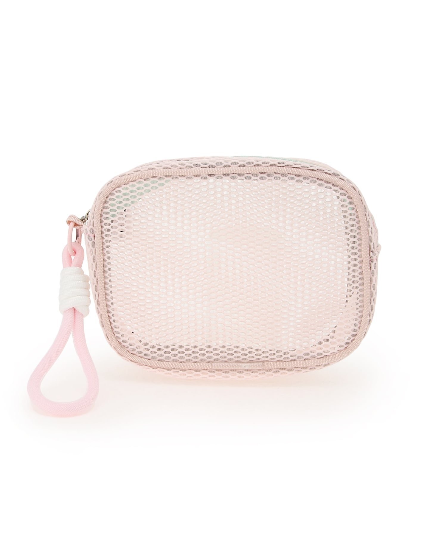 Mignonjour Mignonjour/(W)メッシュポーチ ミニョントレフル ルームヨンマルサンセレクティッド 財布・ポーチ・ケース ポーチ グリーン ピンク ブルー