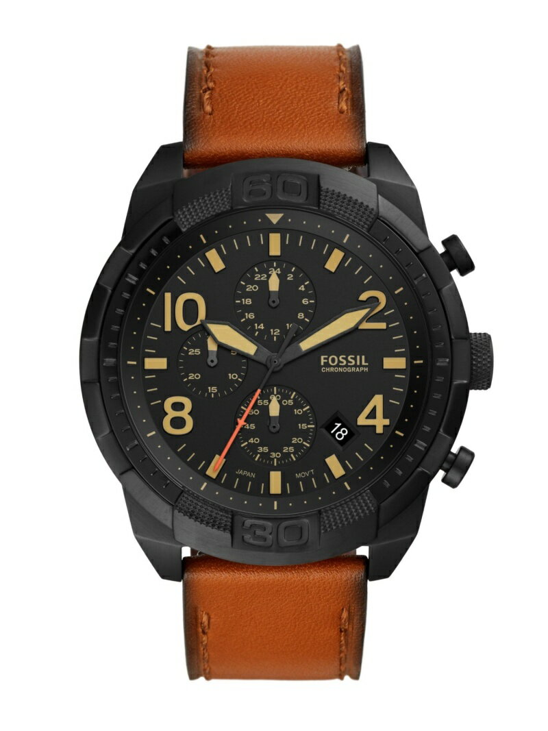 フォッシル 腕時計（メンズ） 【SALE／50%OFF】FOSSIL FOSSIL/(M)BRONSON フォッシル アクセサリー・腕時計 腕時計 ブラック【送料無料】