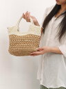 【SALE/40%OFF】cache cache カシュカシュ cachecache / 切替柄編2wayミニトート アンビリオン バッグ トートバッグ ブラック【送料無料】