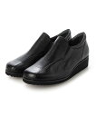 Atelier 【4E】切替デザインスリッポンシューズ モード・エ・ジャコモ×イング シューズ・靴 ローファー ブルー【送料無料】