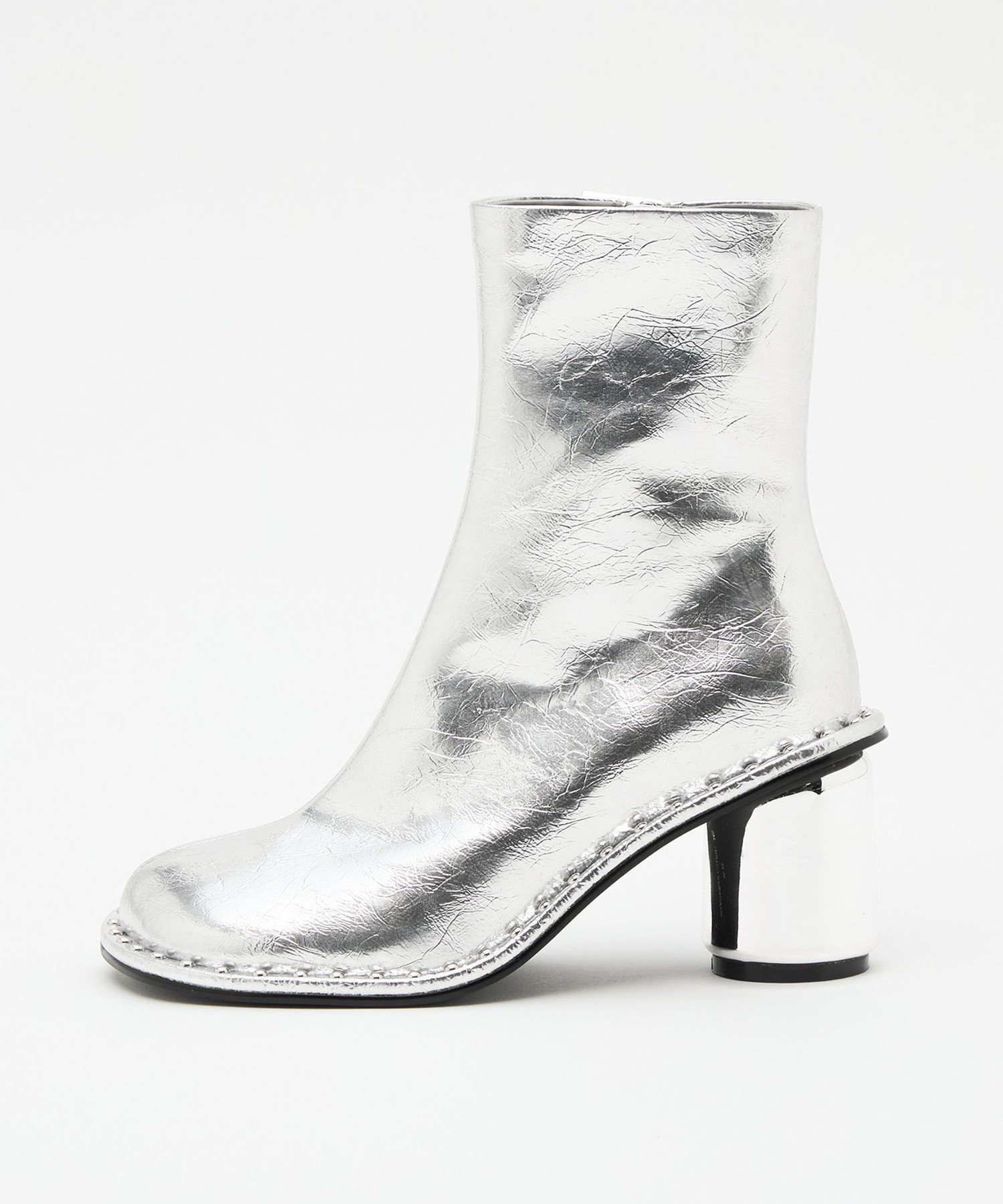 SY UNITED ARROWS <SY> オブリークスタッズピースショートブーツ70↑ オデット エ オディール シューズ・靴 ブーツ ワインレッド シルバー ブラック【送料無料】