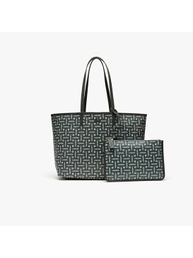 【SALE/30%OFF】LACOSTE CROISIERE モノグラムテキスタイルプリントトートバッグ ラコステ バッグ トートバッグ グレー ベージュ【送料無料】