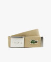 LACOSTE ベルト メンズ LACOSTE 『Made in France』 L.12.12 布ベルト ラコステ ファッション雑貨 ベルト ベージュ ホワイト ブラック グリーン ネイビー ブルー レッド カーキ グレー【送料無料】