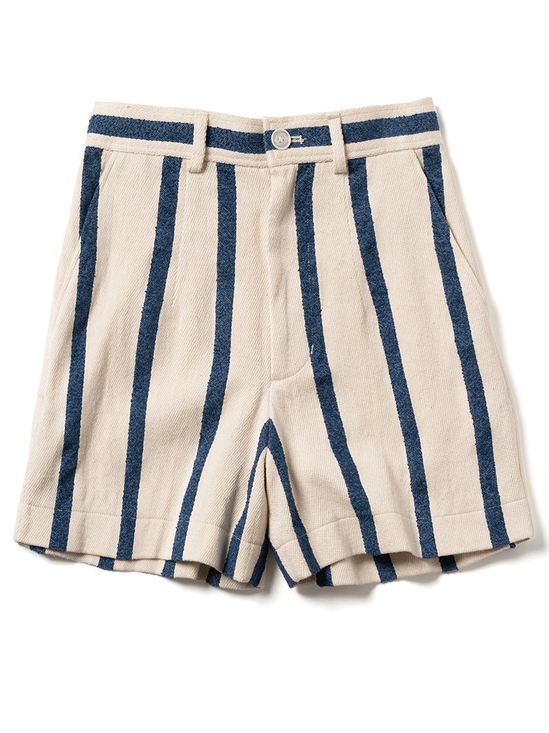 【SALE／60%OFF】Seagreen 【タトラス公式店】STRIPE JQ SHORTS タトラスコンセプトストア パンツ/ジーンズ ショートパンツ ブルー ホワイト【送料無料】