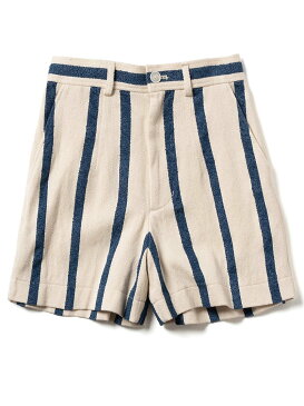 【SALE／60%OFF】Seagreen 【タトラス公式店】STRIPE JQ SHORTS タトラスコンセプトストア パンツ/ジーンズ ショートパンツ ブルー ホワイト【送料無料】