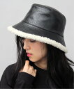 【SALE/10%OFF】glabella glabella / 裏ボア バケットハット / リバーシブル / ボアハット エー.エム.エス. 帽子 ハット ブ...