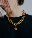 PRANK PROJECT ハートビックチェーンチョーカー / Big Heart Chain Choker プランク プロジェクト アクセサリー・腕時計 チョ...