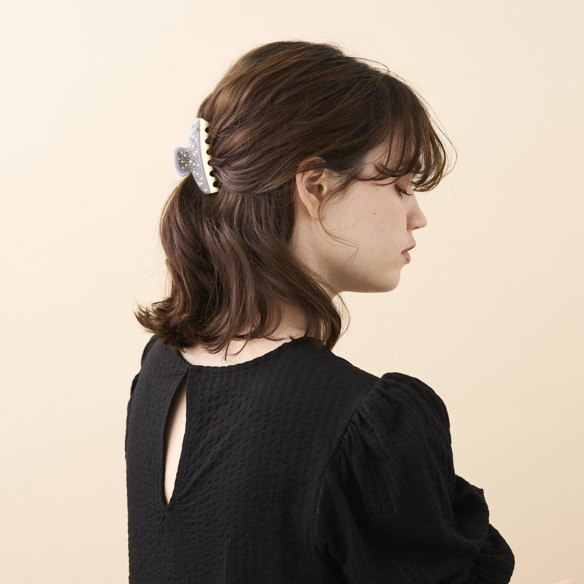 アレクサンドルドゥパリ（バレッタ） ALEXANDRE DE PARIS 【VENDOME】 M クリップ アレクサンドル ドゥ パリ ヘアアクセサリー バレッタ・ヘアクリップ・ヘアピン ピンク【送料無料】