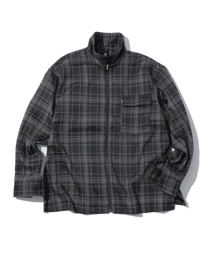 【SALE/30%OFF】SILAS FULL ZIP PLAID SHIRT SILAS サイラス トップス シャツ・ブラウス ブラック グレー【送料無料】 【SALE/30%OFF】SILAS FULL ZIP PLAID SHIRT SILAS サイラス トップス シャツ・ブラウス ブラック グレー【送料無料】